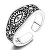 Original 925 Silver Adjustable Rings Eyes Clover Cat Dog Classic Design Ring High Quality Ladies Jewelry For Vacation