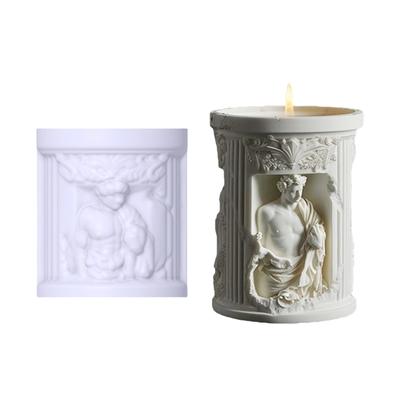 Art Statue Silicone Mold Easy Demolding Silicone Vase Mold For Handmade Vases Candle Holders Pen Cup Home Decoration