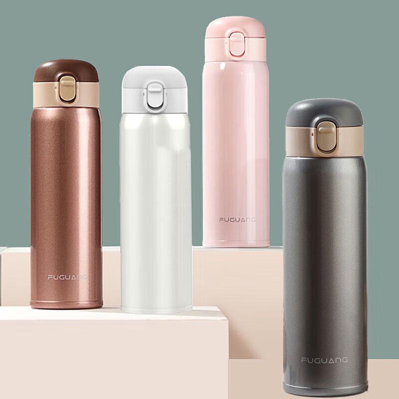 FUGUANG Yudong Bounce Lid 304 Stainless Steel Vacuum Flask