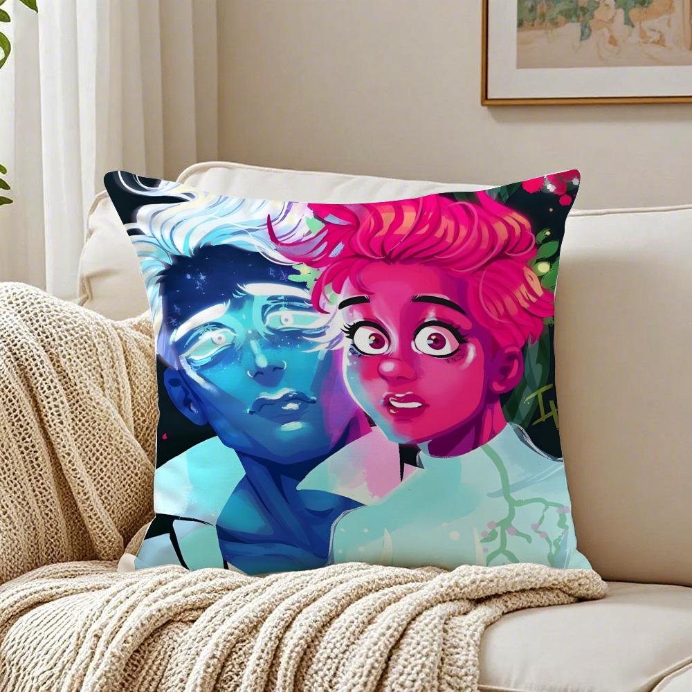 Mythic Romantic Manga LLore OOlympuse Cushion Cover Pillowcase Antidustmite living Room Sofa Decor Cushion Room