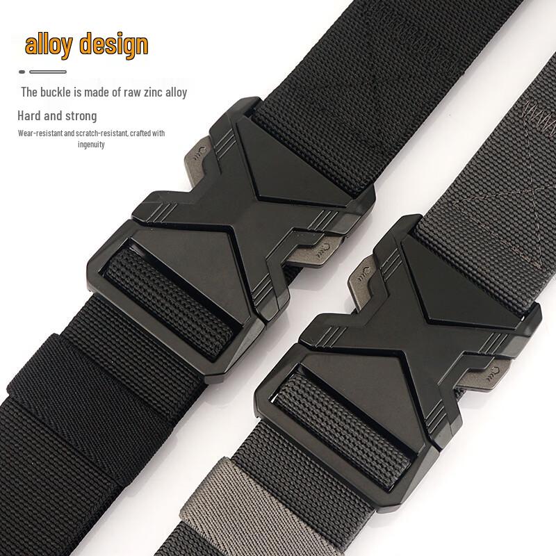 Aowei Men's Outdoor Tactical Elastic Nylon Belt