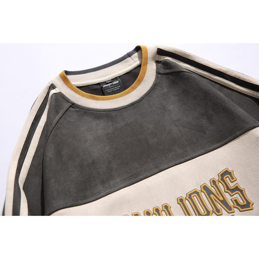 Felpa Girocollo Larga Stile Giapponese Retrò OLDTRIBE - Capo Esterno Trendy Unisex WY46