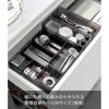 YaMazaki Clear BottoM Stackable Drawer Organizer Case M Set Of 2 Black Approx W8