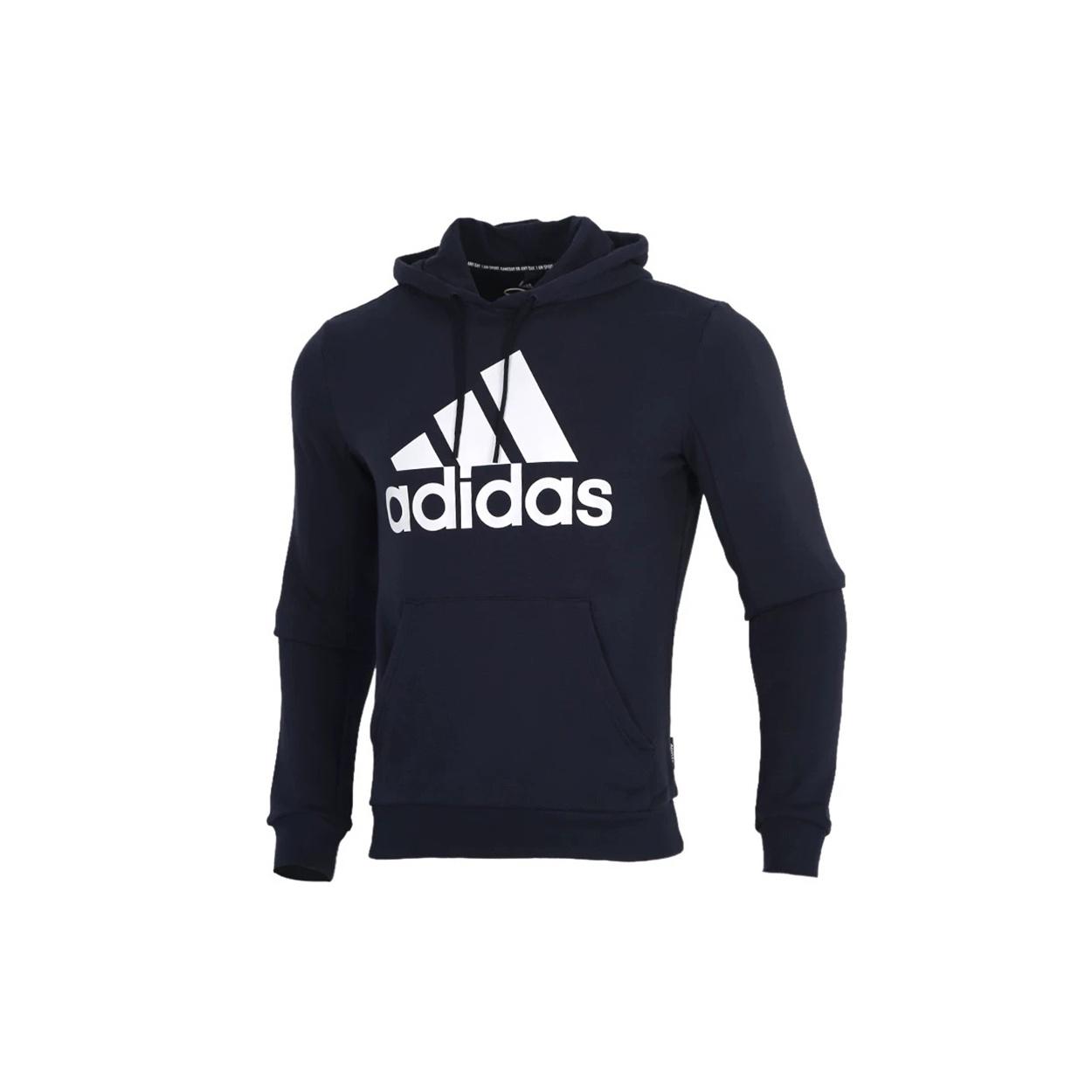 adidas logo Printing Sports Pullover Navy Blue Men s GC7342 XS