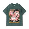 275 GSM Washed T-shirts 100% Cotton Spy x Family V12 Anya Print Unisex Heavy Cotton T Shirt