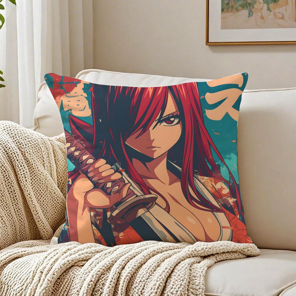 Anime Shonen FFairy TTail Kissenbezug Kissenhülle Milbenschutz Wohnzimmer Sofa Dekor Kissen Raum