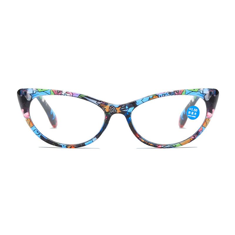Printed  Fashion Woman Floral Frame Reading Glasses