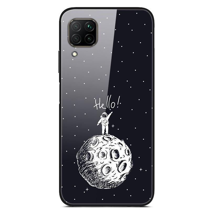 Luxury Cover Case for Huawei P40 Lite Tempered Glass Cover for Huawei P40 Lite E Phone Case for Huawei P 40 Lite Coque P40Lite E