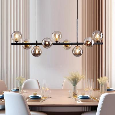 Modern Glass Ball Ceiling Chandelier for Table Dining Living Room Kitchen Island Pendant Lamp Home Decor Indoor Lighting Fixture