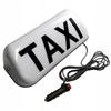 Lampada Taxi LED Bianca Con Scritta Gallo Su Magnete Spina Accendisigari