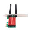 PCIE WiFi Pro Adapter 600 Mbps Ultra Low Latency 5G 2.4G Dual Band PCIE Wireless Adapter for Desktop PCs