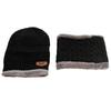 Unisex Outdoor Warm Knitted Hat & Scarf Set