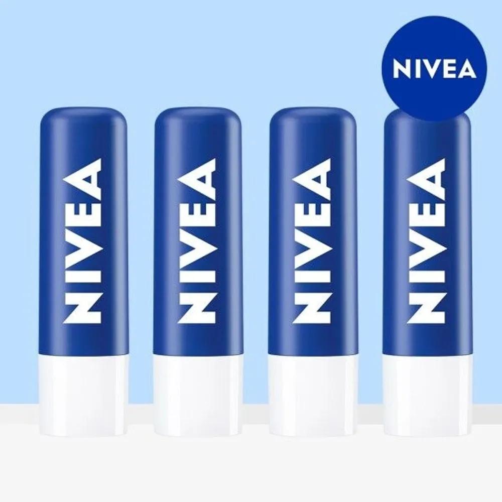 

NIVEA Бальзам для губ Essential Care 4,8 г 4 штуки