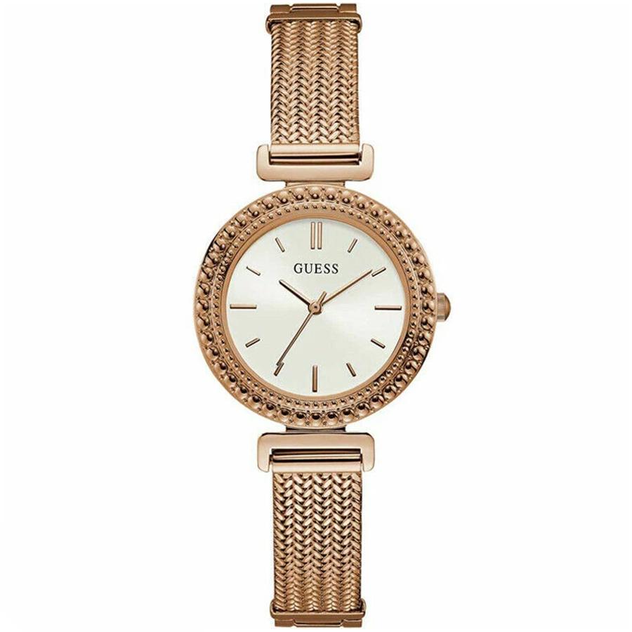 

Guess Женские кварцевые часы из нержавеющей стали цвета розового золота - W1152L3 розового золота