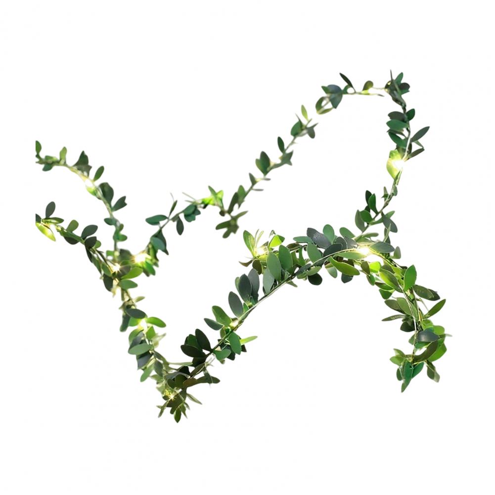 LED Ivy Leaf String Lights with Realistic Vines Decorative Fairy Lights Battery Powered Mood Lighting for Home Patio Decor