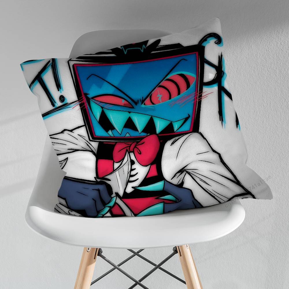 HHazbin Vox Hotel Vertraue Uns Kissen über Wohnzimmer Sofa Kissenbezug Heimdekoration Schlafzimmer Zimmer Bett Kissenbezug