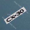 for Mazda CX-30 black front logo, middle grille sticker, CX30 rear logo, luggage compartment logo accessory sticker carbon fiber AA48