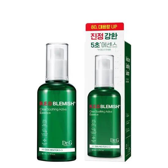 Dr.G Red Blemish Clear Soothing Active Essence 80ml (Calming & Hydrating, Jumbo Size)