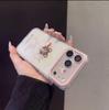 Korean Glitter Polka Dot Ice Cream Bear iPhone 16/15/17 Pro Max Case