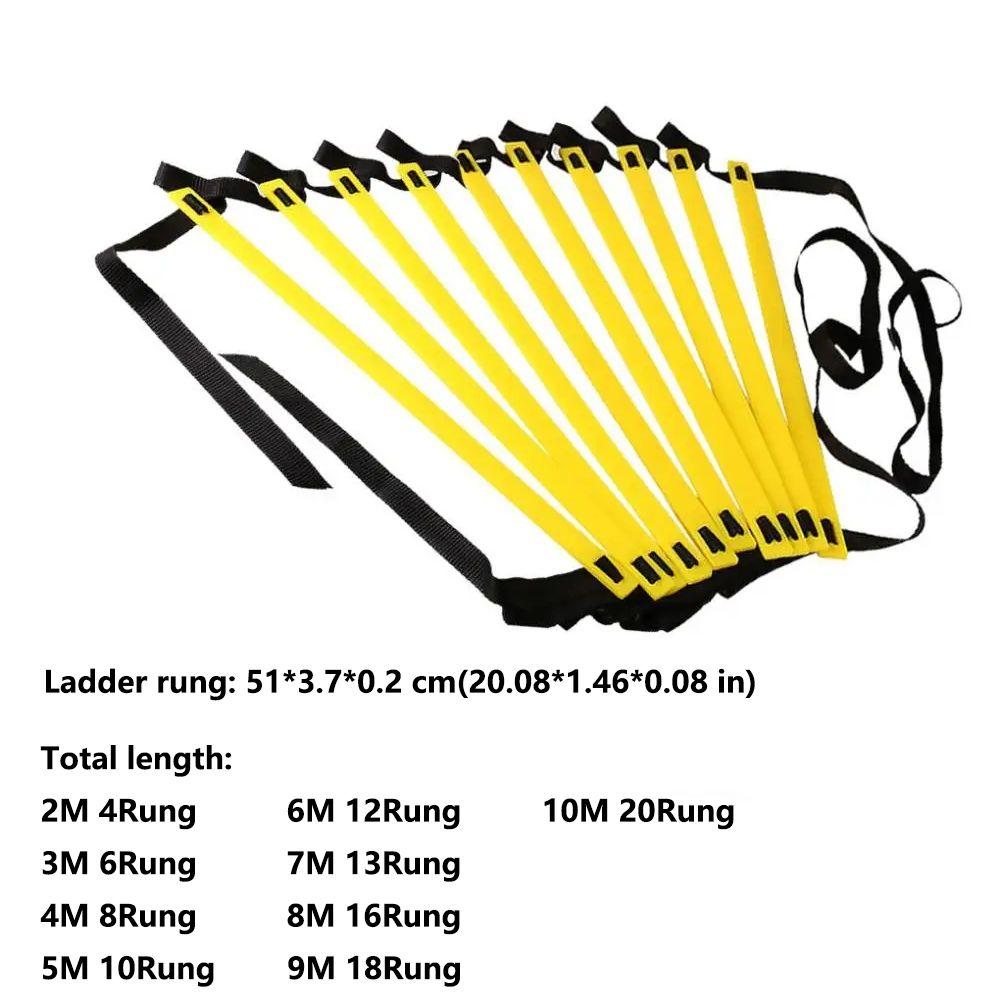 Flat Rungs Speed Ladder Portable Design Soccer Training Ladder Coordination Ladder Speed Training