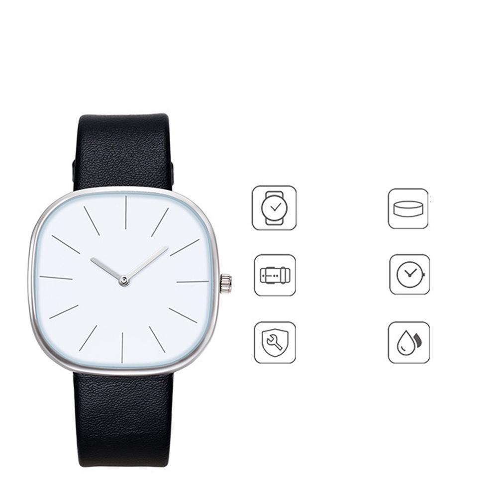 Women Fashion Creative Watch With Pu Leather Band Student Multi Color Sweet Wrist Watch For Girls Birthday Gifts