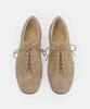 Heenn Folded Derby. Suede Beige