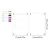 TYU087 3D Magnetic Acrylic Erasable Weekly Planner Board for Refrigerator