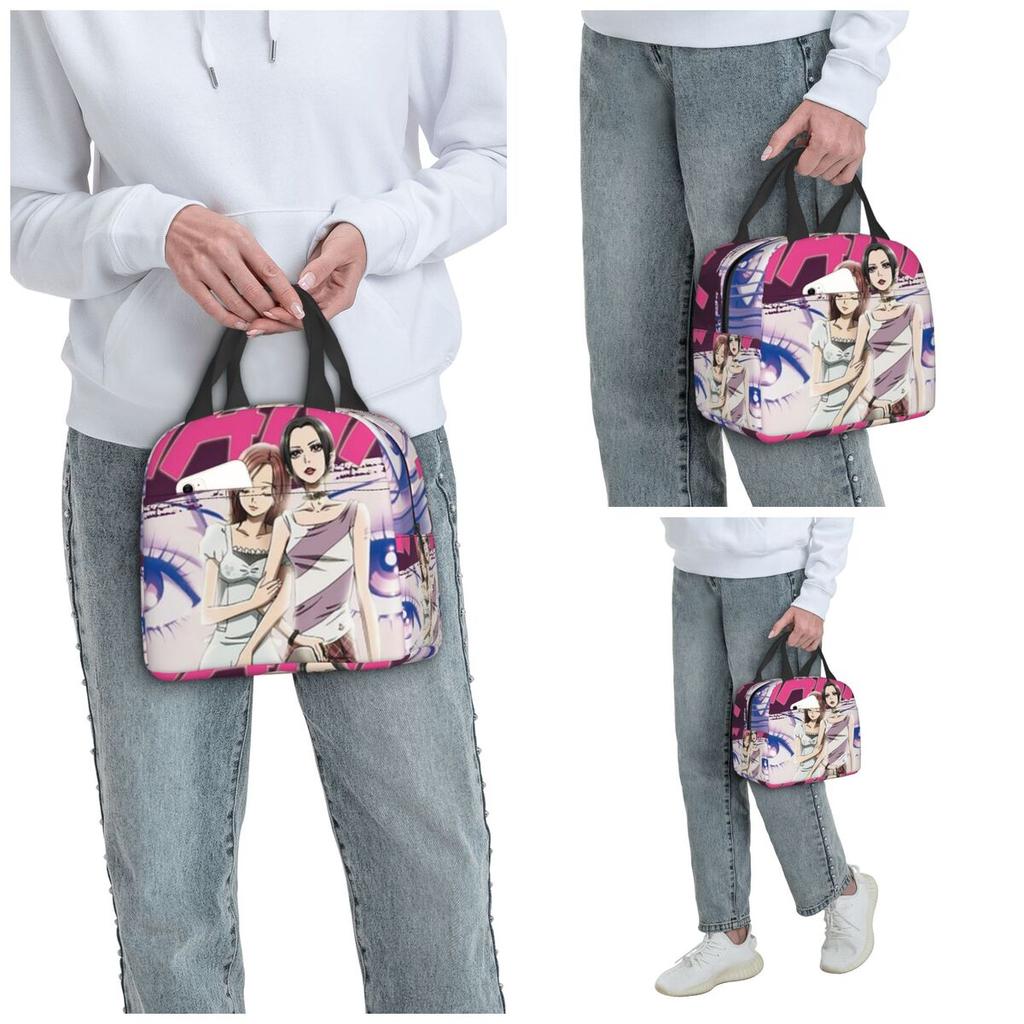 Nana Anime Osaki Augen Isolierte Lunchtasche für Kinder Schul-Kühltasche Thermische Lebensmittelbox Tragbare Lunchboxen Behälter