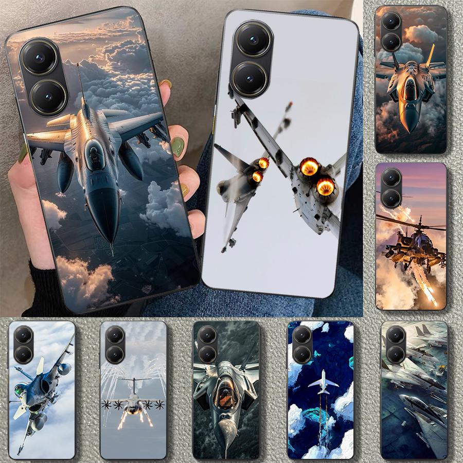 Aircraft Airplane Cool Phone Case Cover for Xiaomi Poco X6 X5 X7 Pro F7 Ultra Redmi 15C 15 13C 13 12C 12 10C 10 10A 9C 9A 9T 9 C