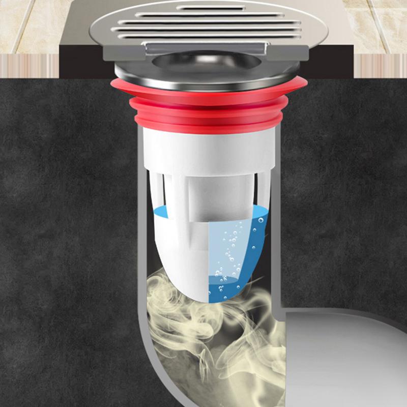 1Pc Floor Drain Bullet Anti Odor Core Deodorization Drainage Pipe Toilet Core Sewer Pest Control Device No Peculiar Smell