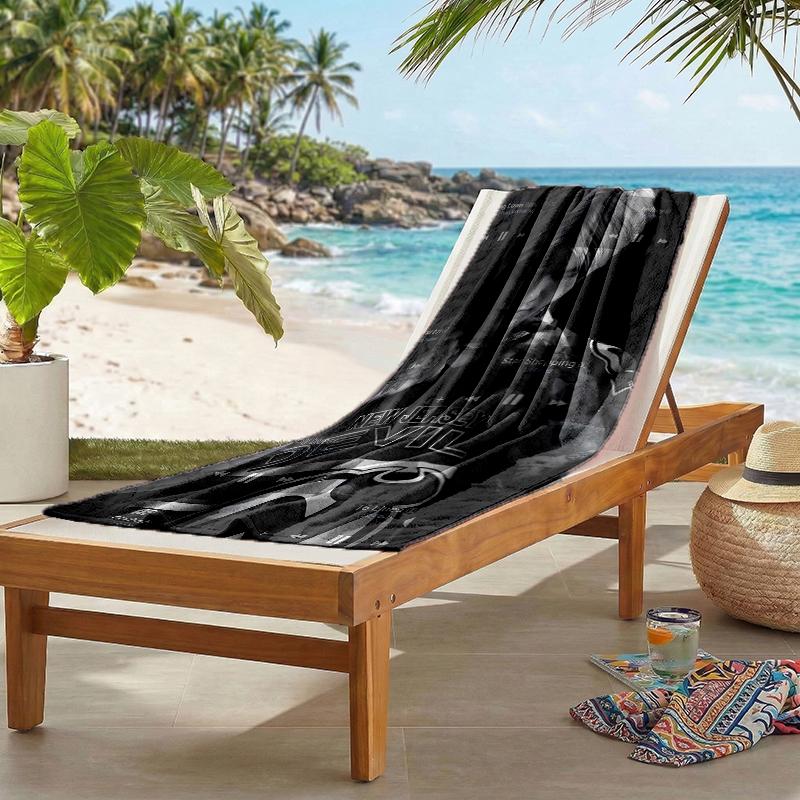 Neon Style Lil Peep Fashion Beach Towel: Ideal for Summer Adventures Soft, absorbent and quick drying suitable for swimming and bathing