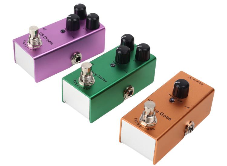 08 Digital Delay Electric Guitar Multi-Effect Pedal: Ten Effects Including Distortion, Overdrive, Delay, and Chorus.
