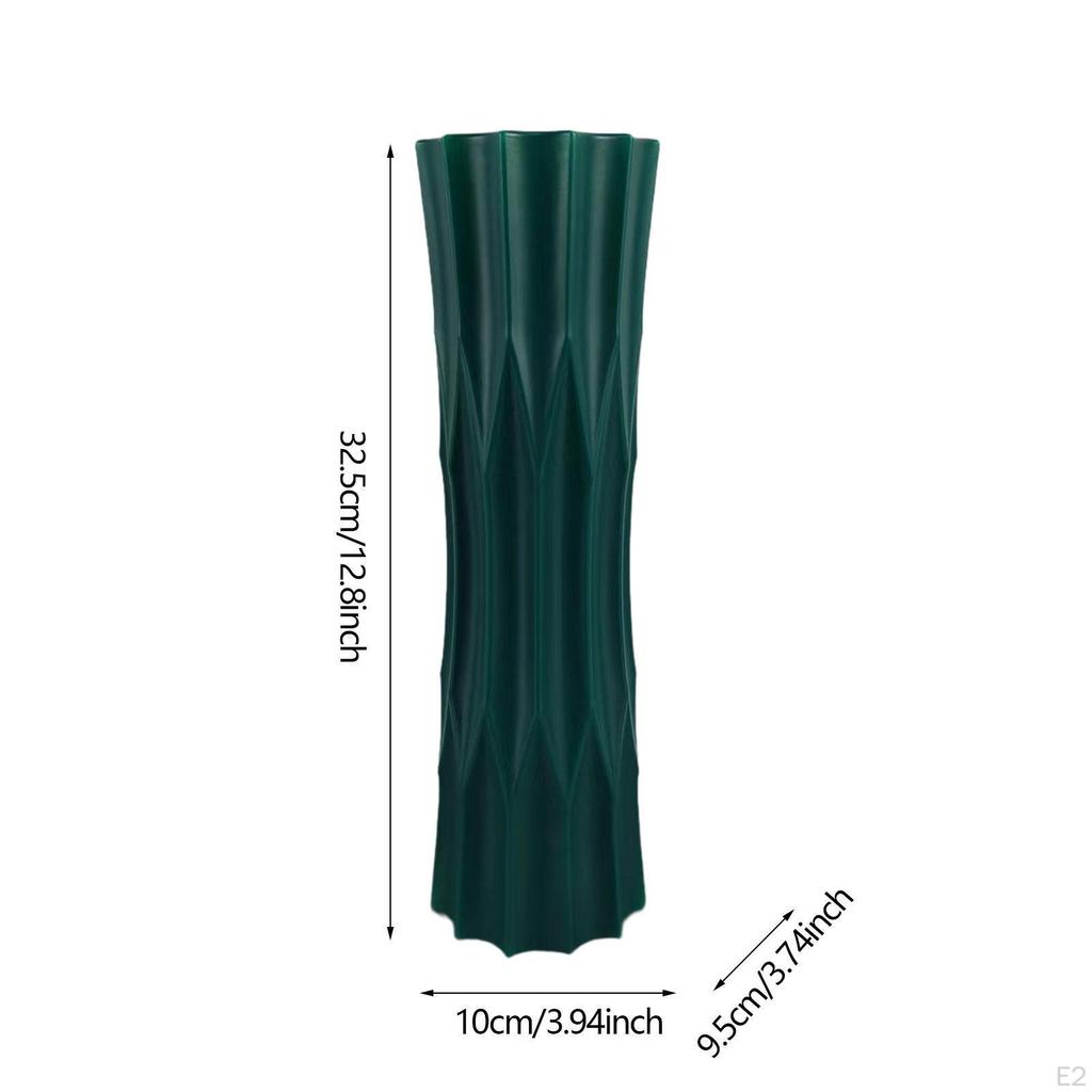 Flower Vase Floral Arrangements Decorative Unbreakable Container for Entryway Wedding