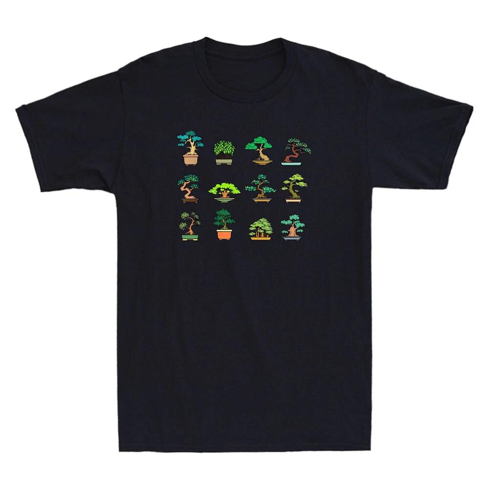 Bonsai Tree Japanese Gardening Funny Bonsai Tree Lover Gift Retro Men s T-Shirt XXL