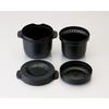 Skater Microwave Steam Rice Maker Black Made In Japan MWMR1-A