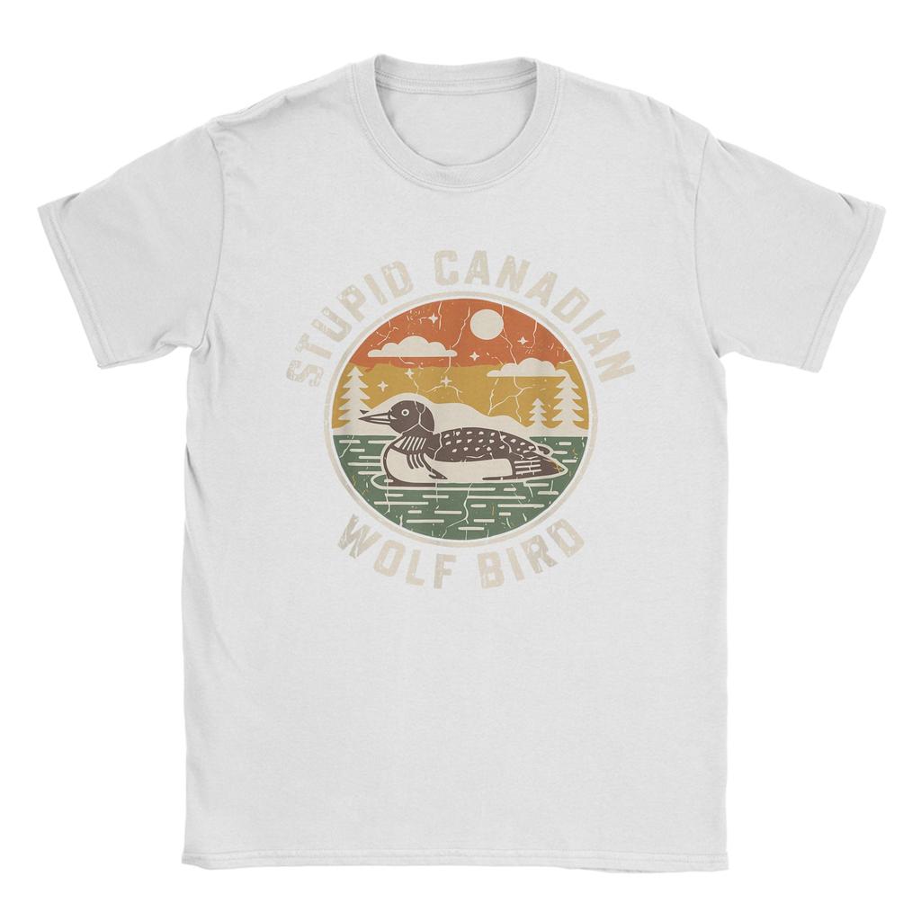 2026 SpringSummer Foolish Canadian Wolf Bird Funny Funny Cotton Y2K Breathable Novel Design Tshirt