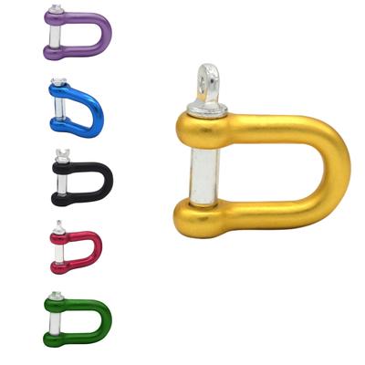CooBigo Paracordarmbandsspännen 3/8” Bågankare Schackel D-schacklar Skruvpinne för Vandring Utomhusresor Kit