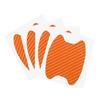 Carbon Fiber Car Door Handle Protective Stickers, 4-Piece Set