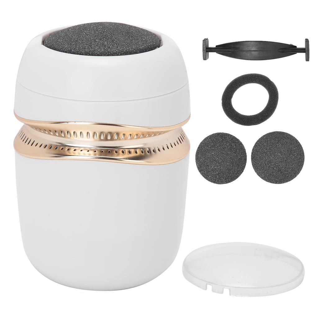 Lixadeira Elétrica para Pés Recarregável Portátil 3 Cabeças de Lixamento Tipo Aspirador NV8615B