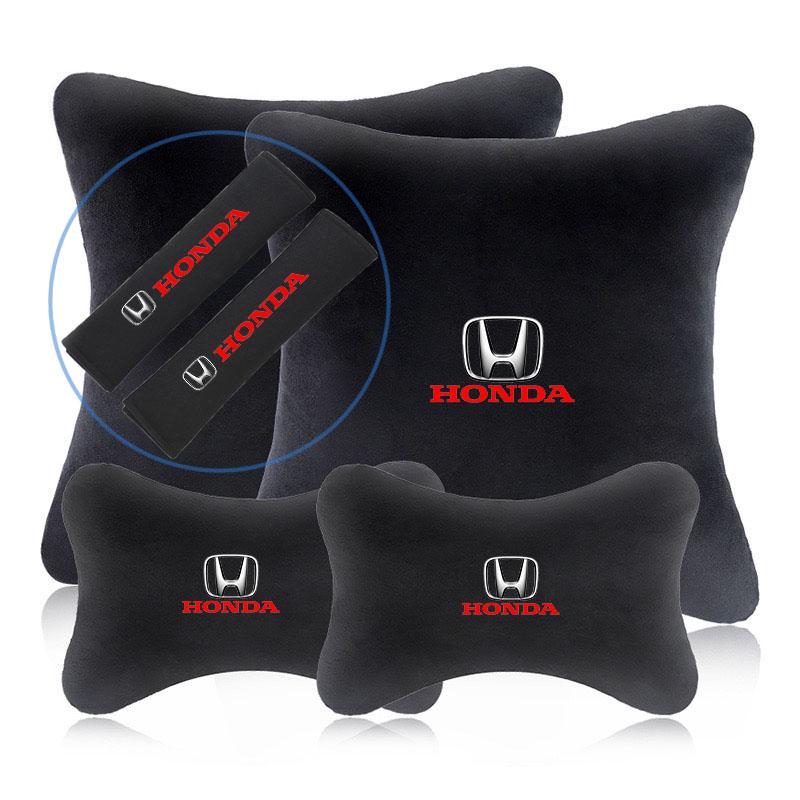 Car Seat Neck Pillow Leather Headrest