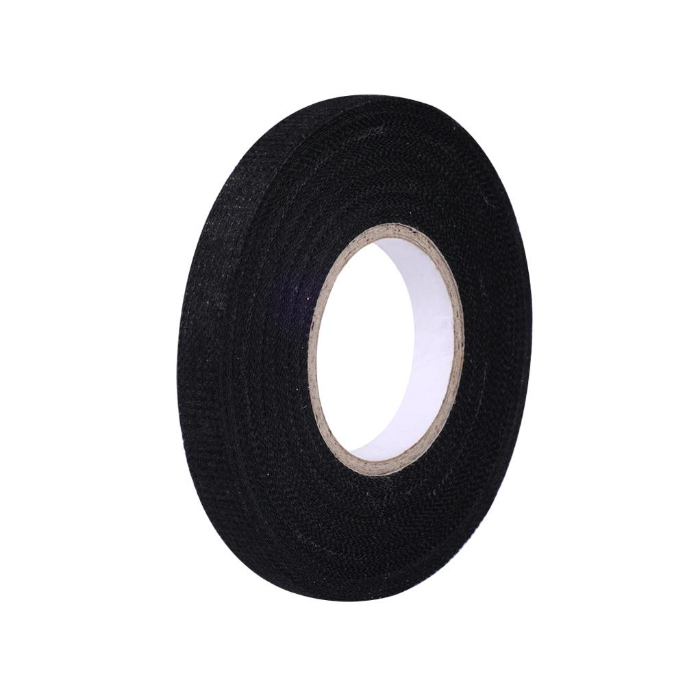 15 Meter Heat-resistant Flame Retardant Tape Flannel Insulation Adhesive Cloth Tape for Car Cable Harness Wiring Loom Protection