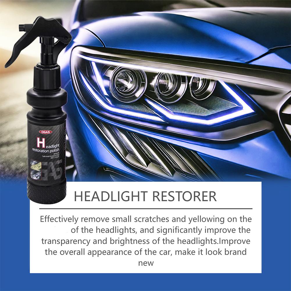 Headlight Restoration Liquid Automobile Headlight Lens Polish Repair Ceramic Kit Liquid Headlight Restore Headlight Restora K2F4