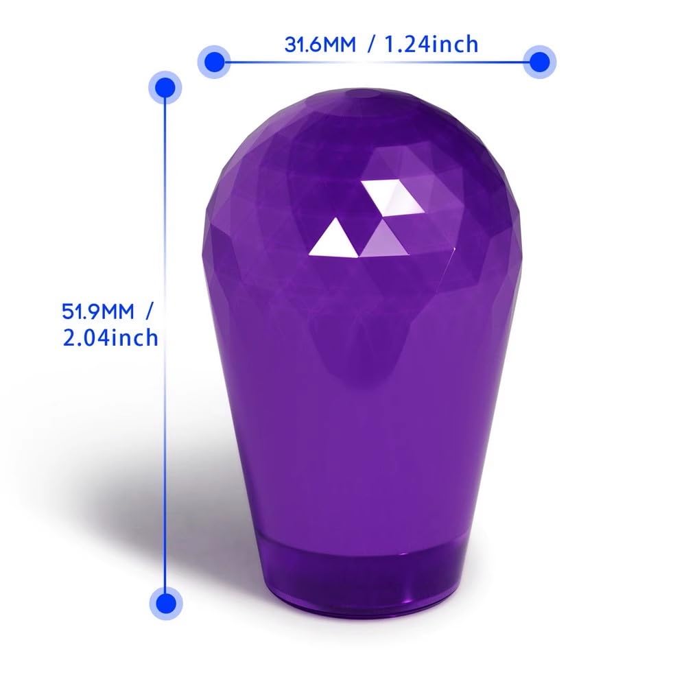 Qanba Akecon Oval Eggplant Lever Top Ball Qanba Arcade Button Video Game Custom Top Ball DIY Kit Cool American Type Lever Top Arcade Controller Clear