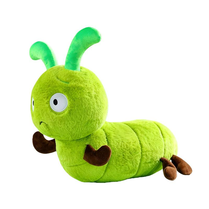 Plush Caterpillar Sleep Pillow For Kids With Soft Short Pile For Comfort And Nap Comfort 35cm