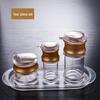 Gold Acrylic Condiment and Spice Jar Set