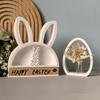 Silicone Rabbit Shape Craft Mold Suitable for Plasters Resin Candle DIY Projects and Holiday Mould