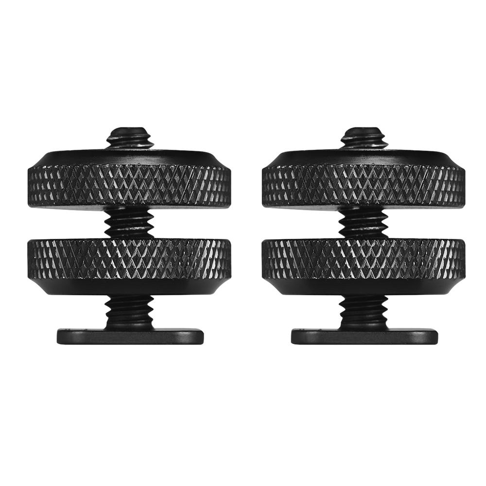 5pcs Camera Hot Shoe Mount To 1 4  20 Tripod Screw Adapter Flash Shoe Mount for DSLR Camera Rig