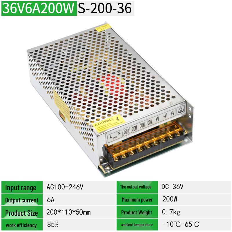 220V To 36V DC Switching Power Supply, 10A Automation for High Power Motor & LED Strip, 500W Transformer