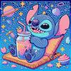 Stitch Diamond Stickers: 5D Round Crystal DIY Cross Stitch Painting Kit