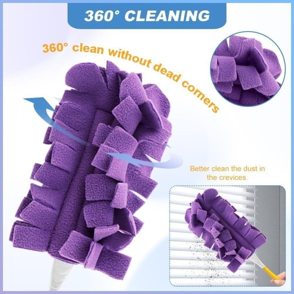 Washable Dust Removal Cloth Cover Soft Hand Duster Heads Duster Refills  Window Dusting